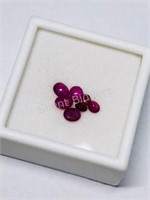 Genuine Natural Rubies Assorted Sized Gemstones