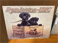 12.5” x16” Remington metal sign