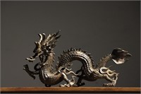 Ancient Five Claw Golden Dragon Bronze