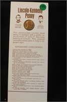 Lincoln Kennedy Coincidences Coin