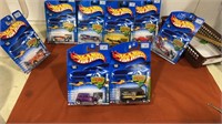 8 miscellaneous lot of Hot wheels New on card