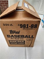 1988 Topps Baseball Rak Pak Case