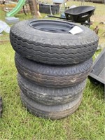 589) 4-  8 x 14.5 tires