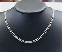 Sterling Silver Curb Link Chain Necklace