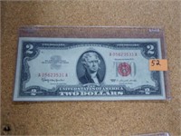 1963 $2 RED SEAL NICE AU