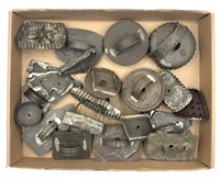 Antique Soldered Cookie Cutters and Assorted Tin