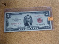 1953 $2 RED SEAL VF/XF