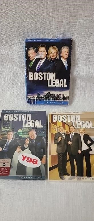 3 seasons of Boston Legal DVDs