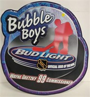 Bubble Boys Bud Light Wayne Gretzky Tin Sign