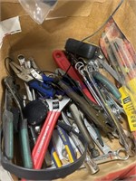 BOX MISC WRENCHES, PLIERS