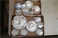 Cups, Saucers, China