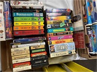 Mixed DVD's, VHS & 8 Tracks