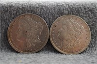 1900-o, 1921-D morgan silver dollar s
