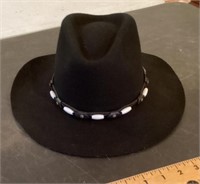 Black Eddy Bros. hat "Derringer" size Small
