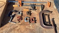 C Clamps, Bar Clamps