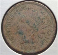 1907 Indian Head penny