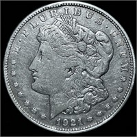 1921-D LIGHT CIRC 90% SILVER MORGAN DOLLAR COIN