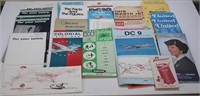 Various Airline Brochures
