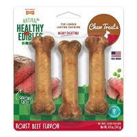 Nylabone Healthy Edibles Roast Beef Regular Chews,