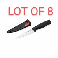 LOT OF 8 Farberware 3.5" Paring Knife With Self Sh