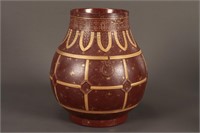 Chinese Porcelain Imitation Bronze Vase,