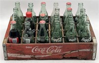 (SM) Vintage Coca-Cola Crate with 23 Bottles