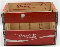 (SM) Vintage Coca-Cola Wood crate 18x12x12