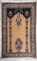 Persian Silk and Wool 4'6 x 2.7' Rug