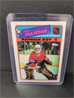 1988 Topps " Patrick Roy " Hockey Card Sticker