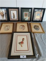 Collection of Small Framed Prints