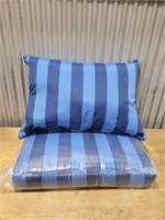 Patio pillow and seat cushion