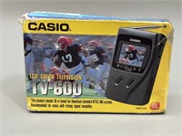 Casio LCD Color Television TV-600 in Box VTG