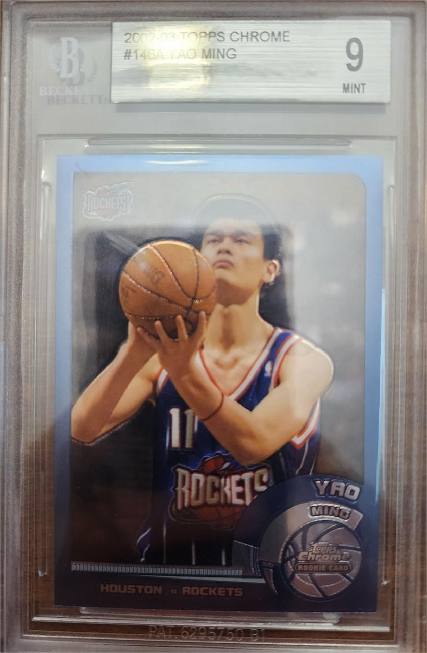 2002-03 Topps Chrome Yao Ming BGS GR 9