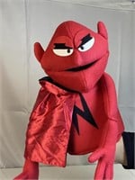 Red Hand Puppet with Red Cape