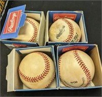 GROUP OF ASSORTED MAJOR LEAGUE BALLS