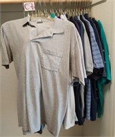 T - MIXED LOT OF MEN'S SHIRTS SIZE L (C7)