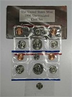 1996  US. Mint Uncirculated set   inc. W- Dime