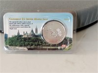 2000 $5 Canadian silver maple leaf coin .9999