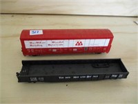 .H.O Scale railcars