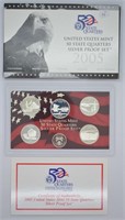 2005 SILVER PROOF QUARTER SET