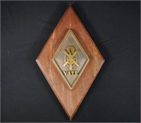 Bronze YALE UNIVERSITY Secret Society Wall Plaque