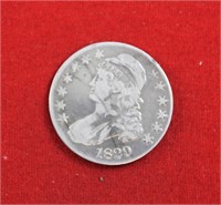 1829 capped bust half dollar