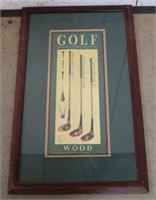 Framed Golf Print