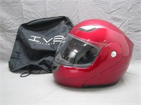 2v2 Red Motorcycle Helmet In Bag