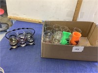 Assortment of shot glasses