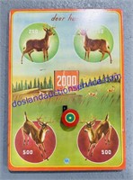 Deer Hunt Pellet Target Sign 16x11.5 in