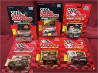 6 NIB 1:64 Scale NASCAR DIE-CAST