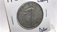 1945D Walking Liberty Half Dollar