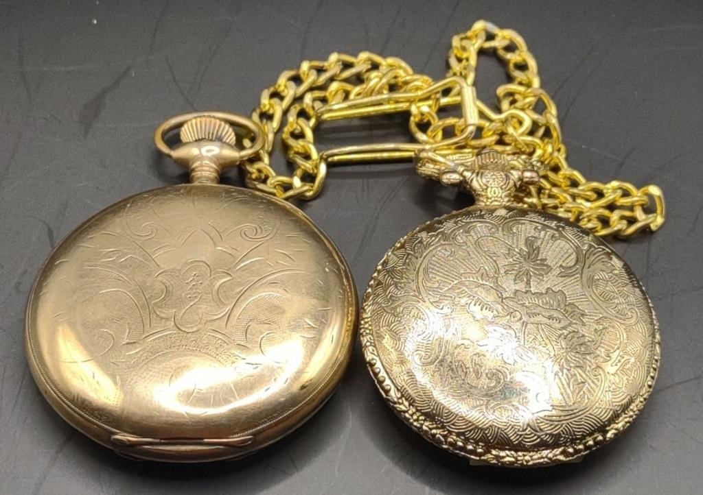 Pocket Watches incl. Elgin Hunting Case 2"