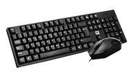 QR QR-70 Wired Keyboard and Optical Mouse